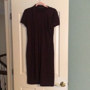 Ralph Lauren burgundy short sleeve sweater dress